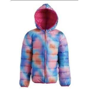 Epic Threads Watercolor Quilted Packable Hooded Jacket
